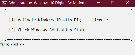 windows 11 digital activation